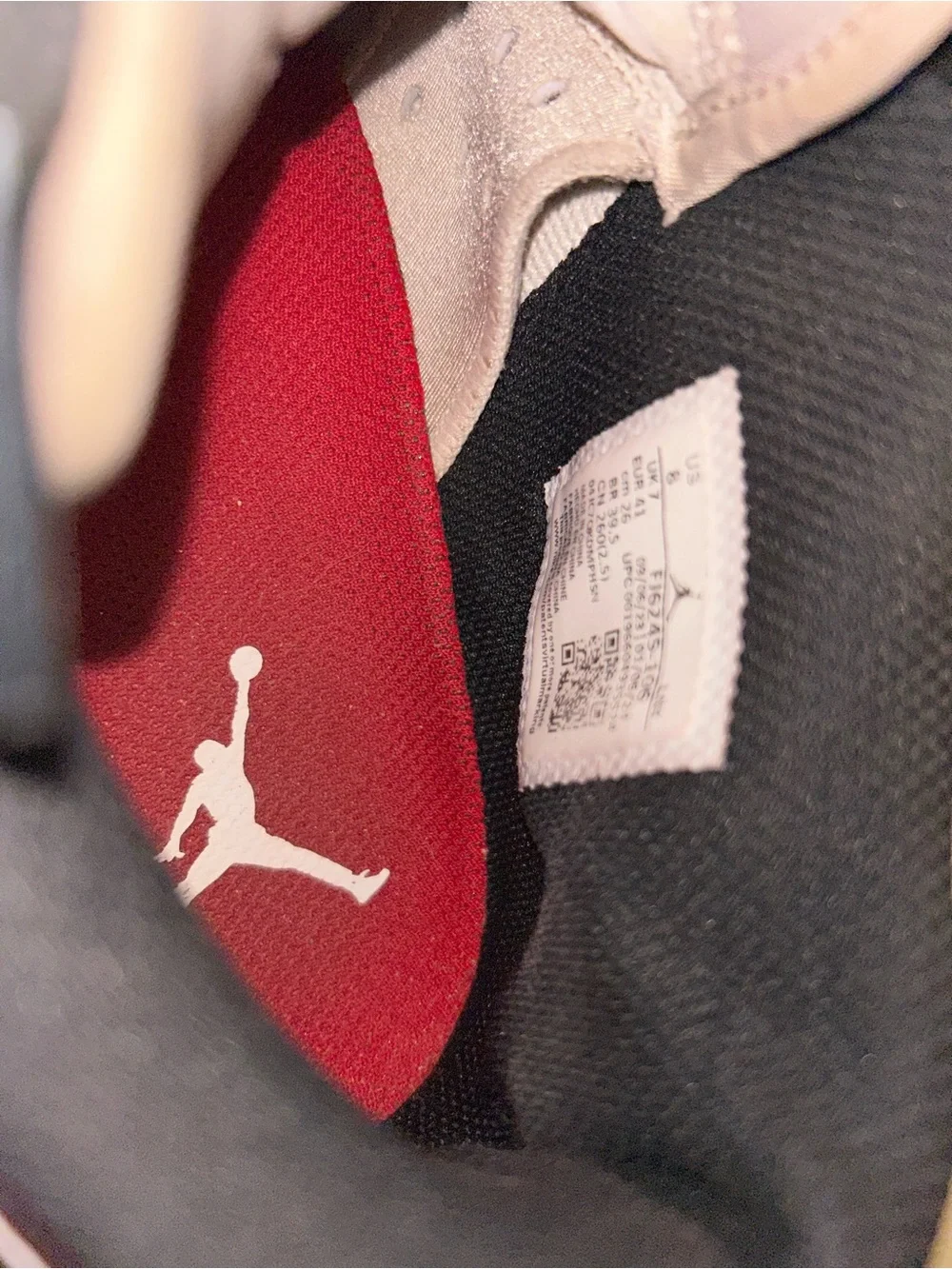 Jordan 1 low cleats.